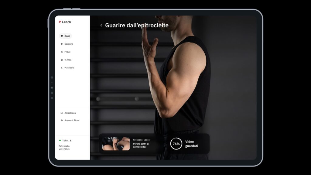 epitrocleite programma videocorso